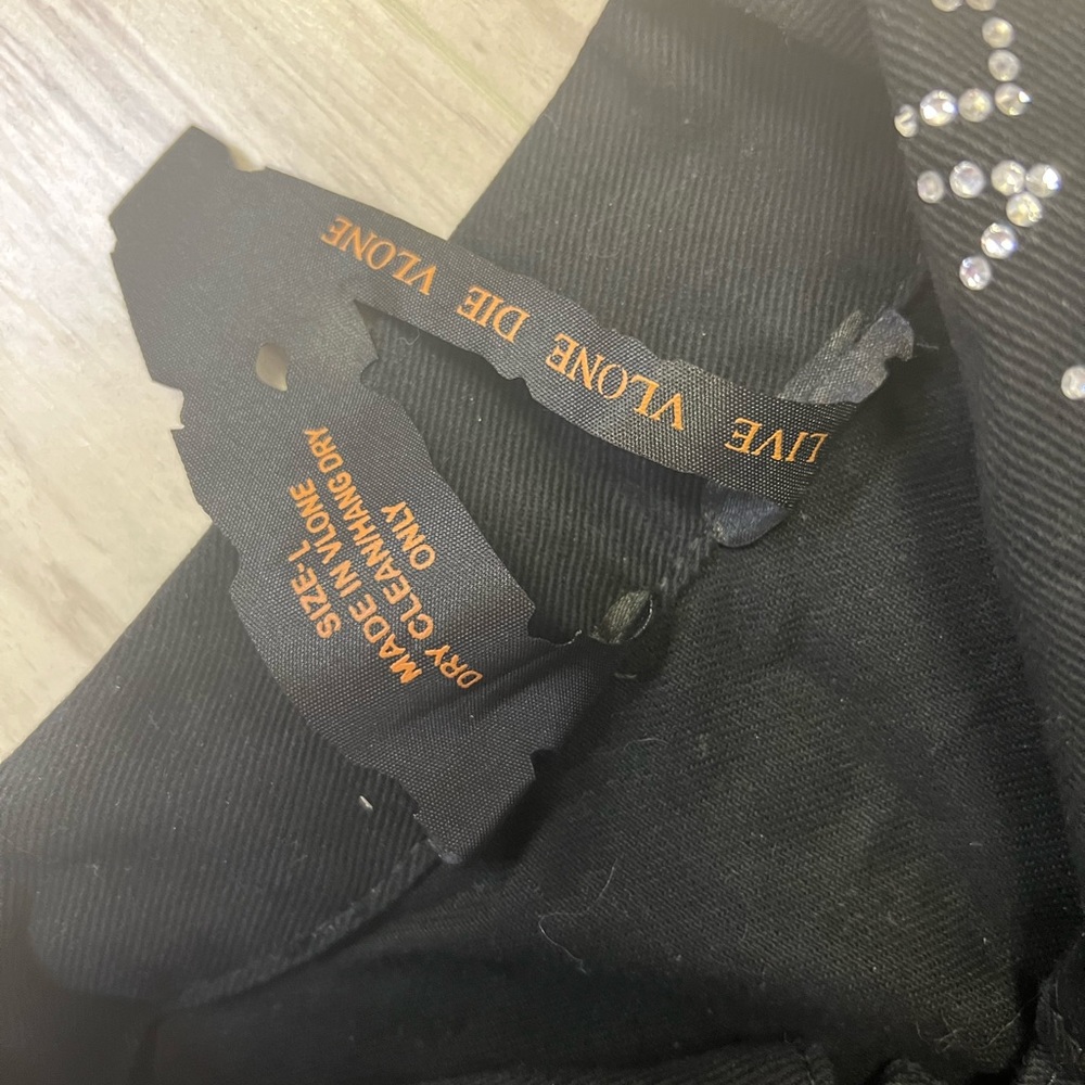 VLONE Denim Jacket Rhinestone - Picture 2 of 2